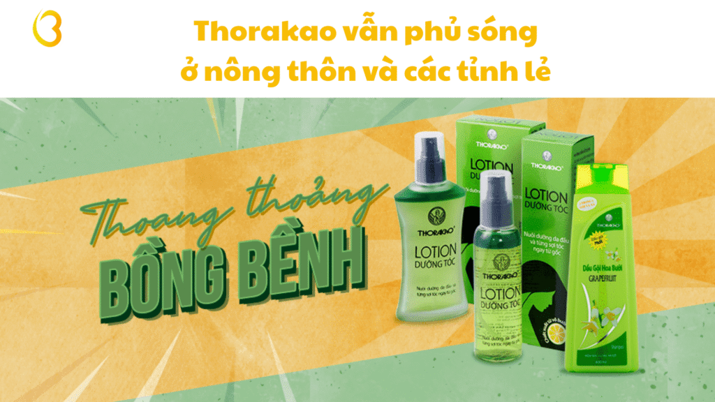  Thorakao vẫn phủ sóng mạnh mẽ ở nông thôn và các tỉnh lẻ – nơi chiếm tới hơn 60% dân số Việt Nam.